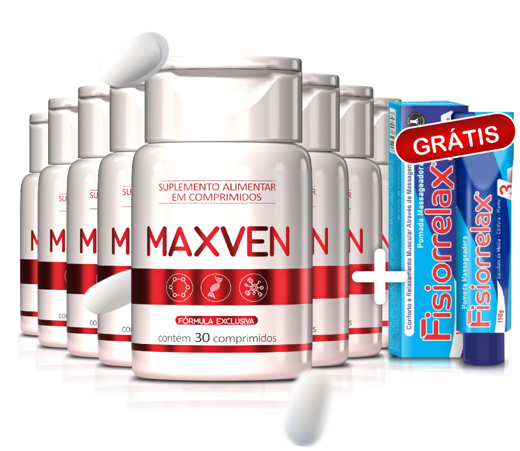 Tratamento MaxVen de 7 meses com 2 pomadas