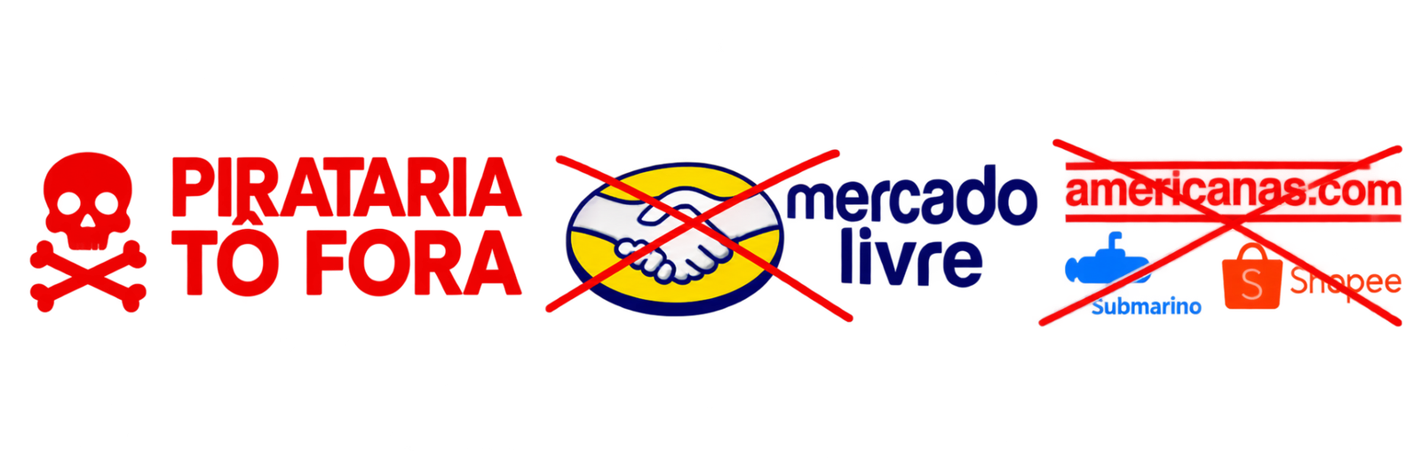 Pirataria: compre somente pelos canais autorizados